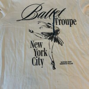 Zoe + Liv Cream Ballet Troupe Tee